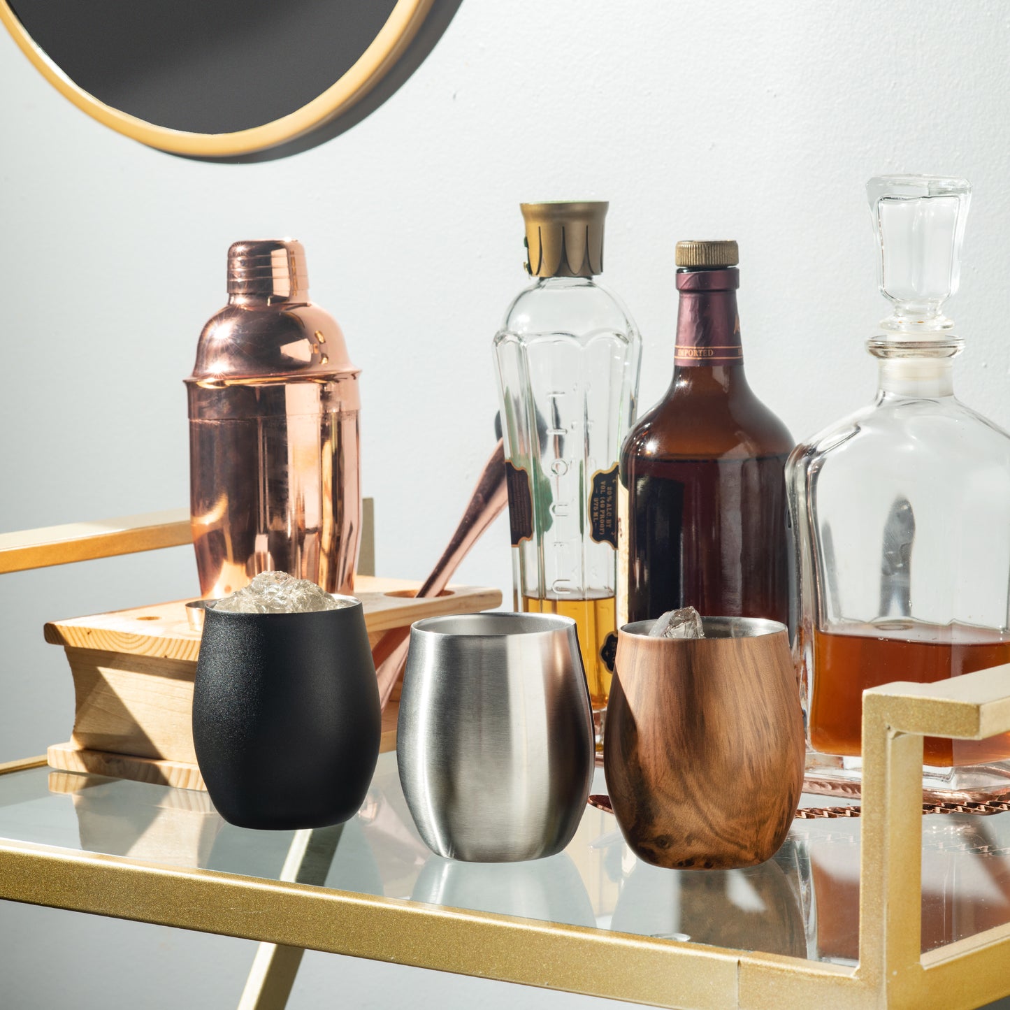 Sipworks Whiskey Tumbler 8oz | Steel