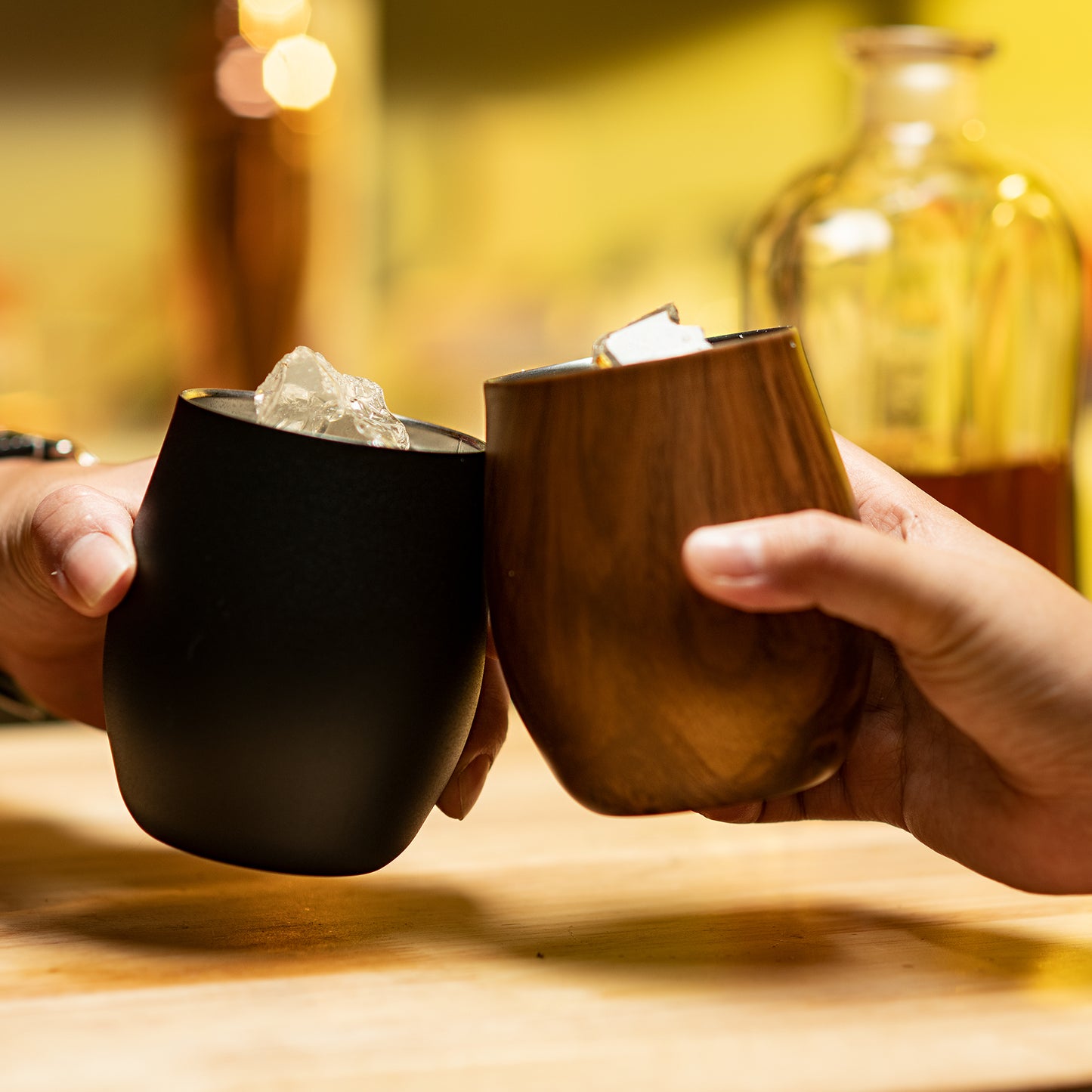 Sipworks Whiskey Tumbler 8oz | Black