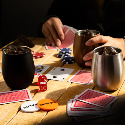 Sipworks Whiskey Tumbler 8oz | Steel