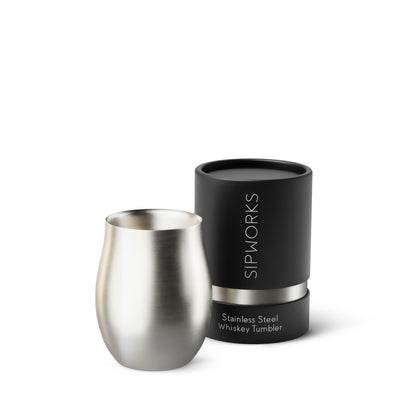Sipworks Whiskey Tumbler 8oz | Steel