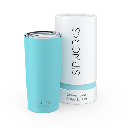 Sipworks Coffee Tumbler 20oz | Aquamarine