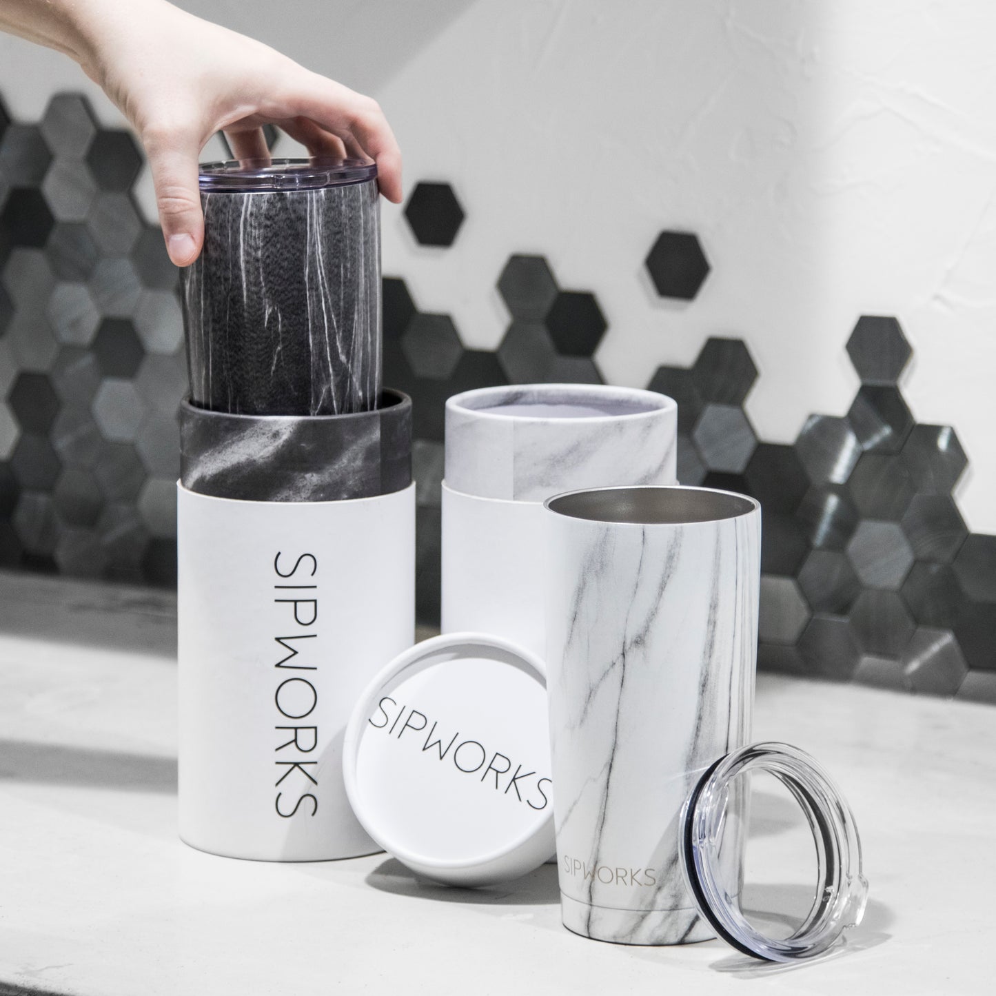 Sipworks Coffee Tumbler 20oz | Aquamarine