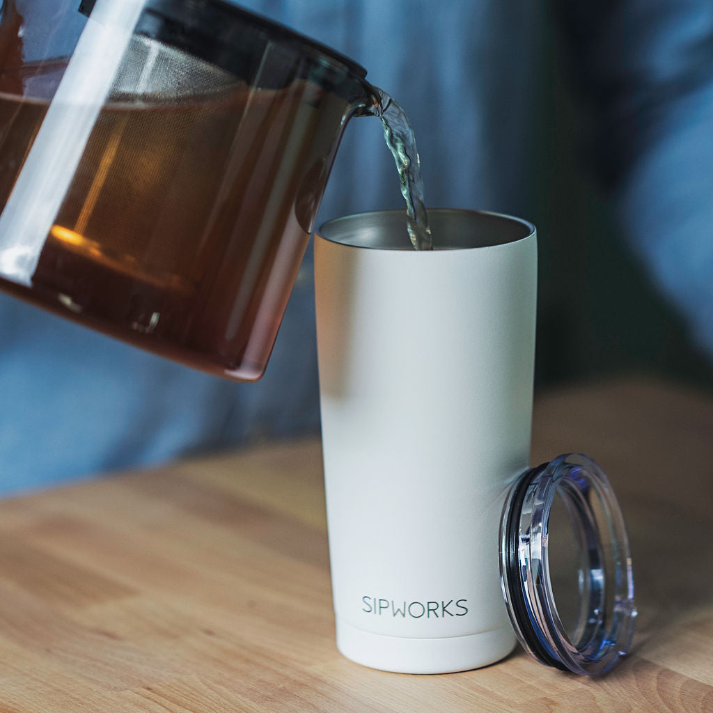 Sipworks Coffee Tumbler 20oz | Rose Gold